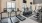 Fitness center with various equipment 